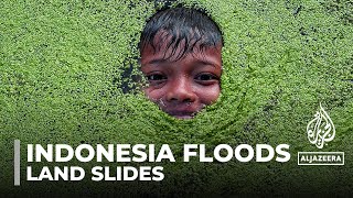 Indonesia floods and landslides: Several killed, more missing after heavy rains Resimi