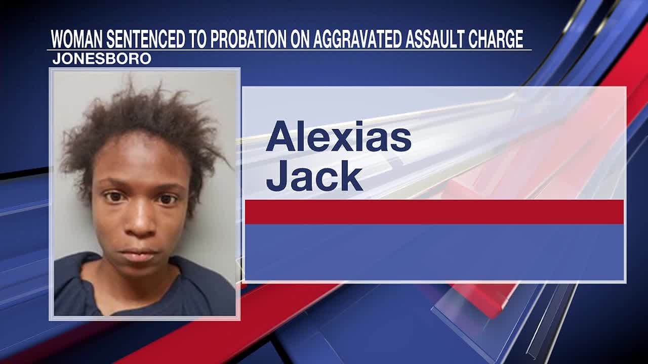 Woman sentenced to probation on aggravated assault charge - YouTube