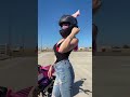 Didnt mean to flip yall off #motorcycle #biker #motogirl #explore #reels #fyp