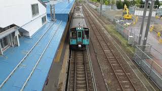 青森駅　青い森鉄道 八戸行き発車【青い森701系・572M】　2020.09.20