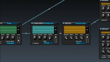 Simple Unison SuperSaw in KarmaFX Synth Modular