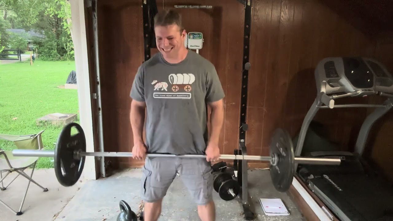 Barbell row and deadlifts. Lower weight. Focus on form