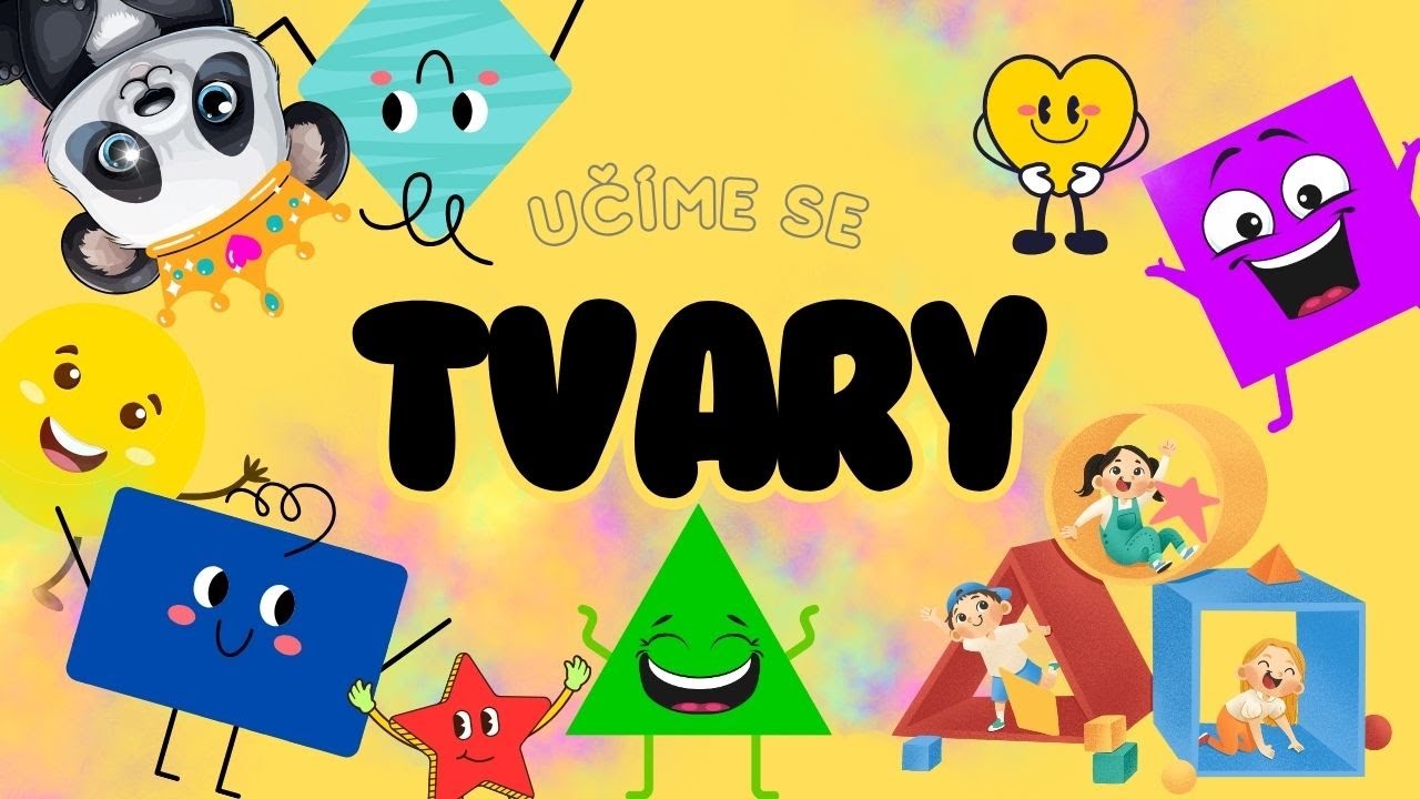 TVARY pro děti 🟠| Učíme se základní tvary | Vzdělávací Video pro Děti s Reálnými Příklady