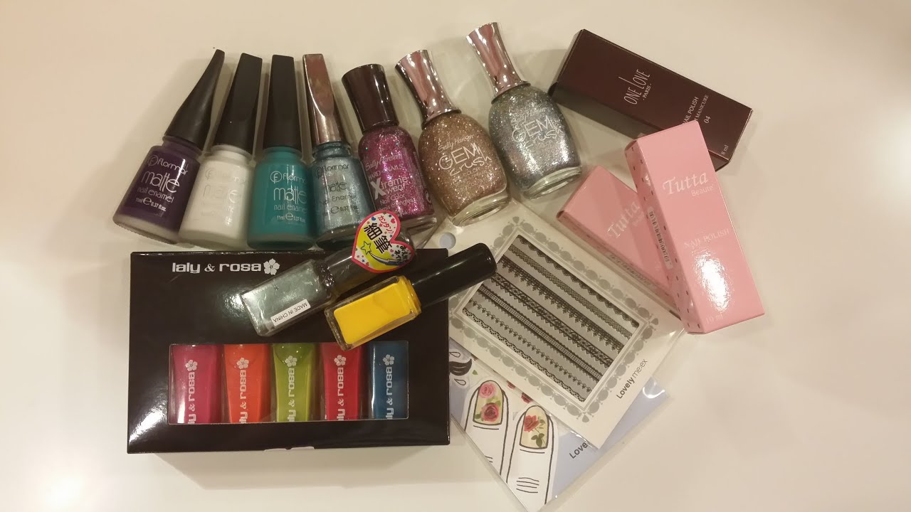 مشترياتي من المناكير في شهر ابريل 2014