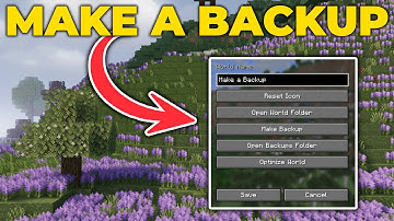 How To Backup Minecraft Worlds