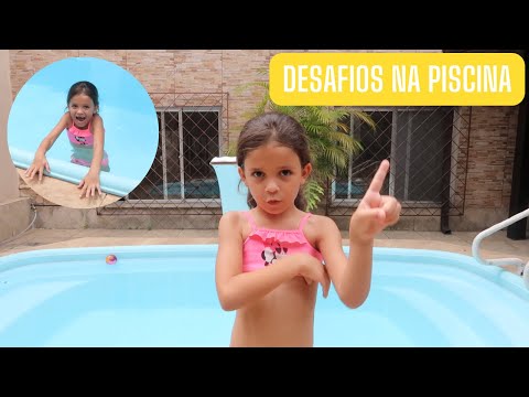 NOVO DESAFIO NA PISCINA - Maya Lima