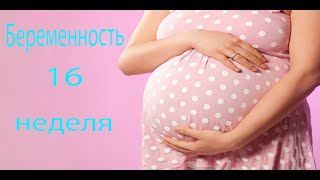 16 НЕДЕЛЯ БЕРЕМЕННОСТИ видео 16 неделя беременности ощущения в животе, что происходит с малышом, шевеления, набор веса, растяжки