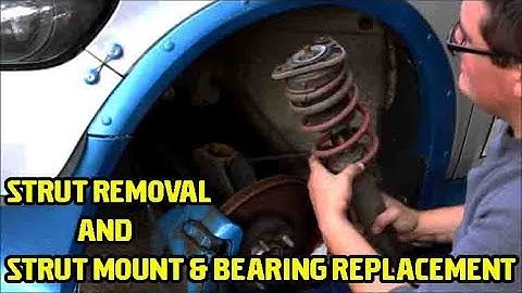 Volvo C30, Strut Removal and Strut Mount and Bearing Replacement