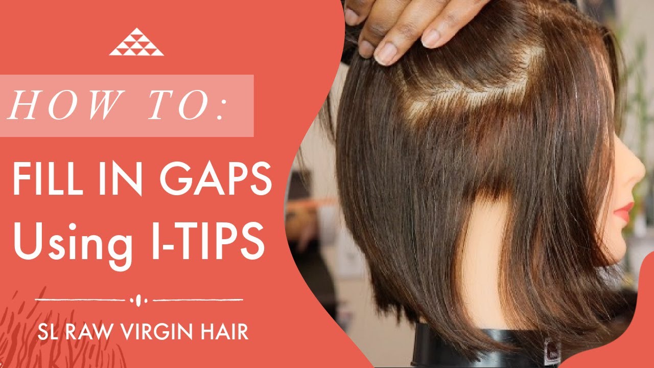 How to ITip Hair Extension HACK on DAMAGED Broken Off hair 