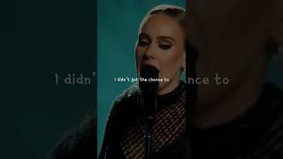 Adele - Easy On Me Live at the NRJ Awards lyrics #shorts #lyrics #adele #easyonme