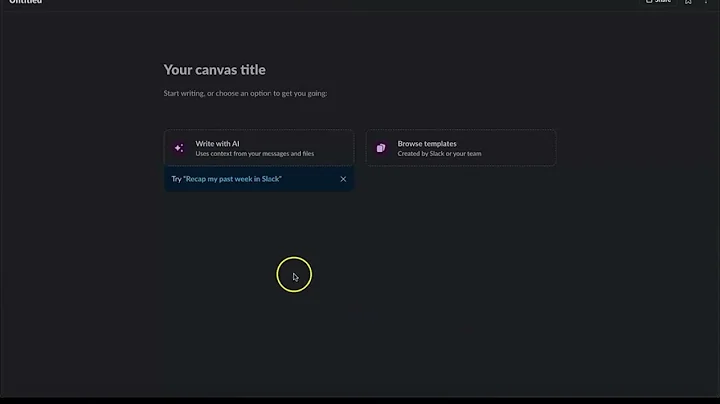 Slack Canvas AI - Bringing Even more AI features into Slack to Augment our Day