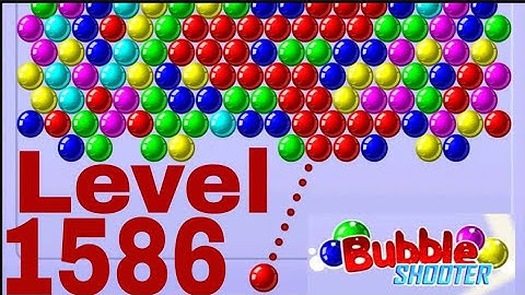 Bubble shooter game level 1586 winnn 🏆 #games @Yara.gamer248
