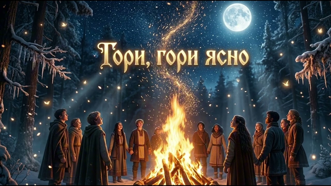 🔥 Гори, гори ясно – эпическая песня с хором и народным мотивом