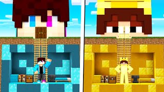 Alex VS Dennus Geheime Ondergrondse Basis Challenge (Minecraft)