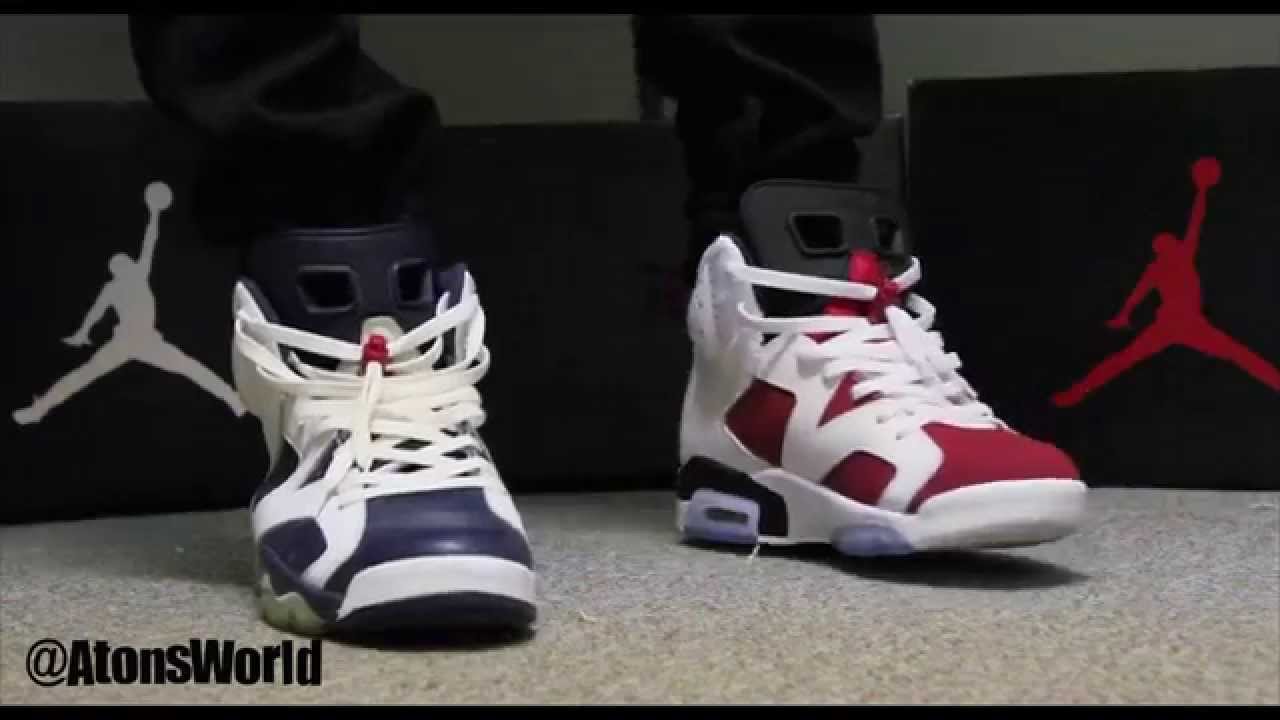 olympic 6s on feet