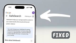 How To Turn Off Google SafeSearch If Locked on iPhone (iOS 26)