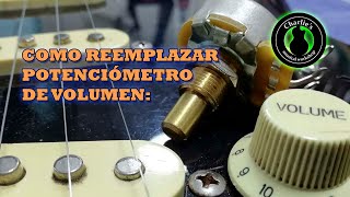 Cómo reemplazar un potenciómetro de volumen en tu instrumento eléctrico. -  YouTube