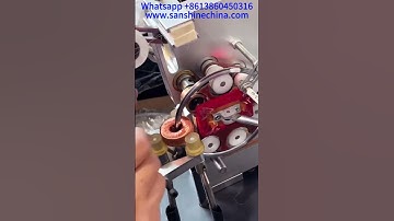 Slider type automatic toroid coil winding machine winds toroid current transformer (SS900S6)#machine