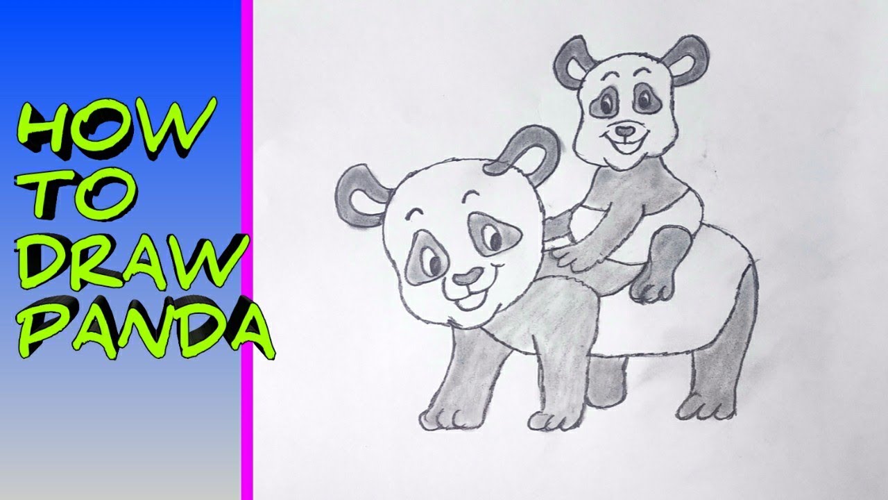 HOW TO DRAW PANDA 🐼 - YouTube