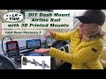 DIY Dash board rail with 3D printed mounts for Land Rover Discovery 3 / LR3