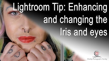 Enhancing and changing the iris and eyes in Lightroom