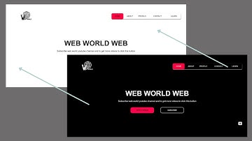 How to Creat a Dark mode website without javascript using html and css | part 45