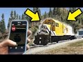 TRENİ %100 DURDURMA YÖNTEMİ!! (GTA 5 Challenge)