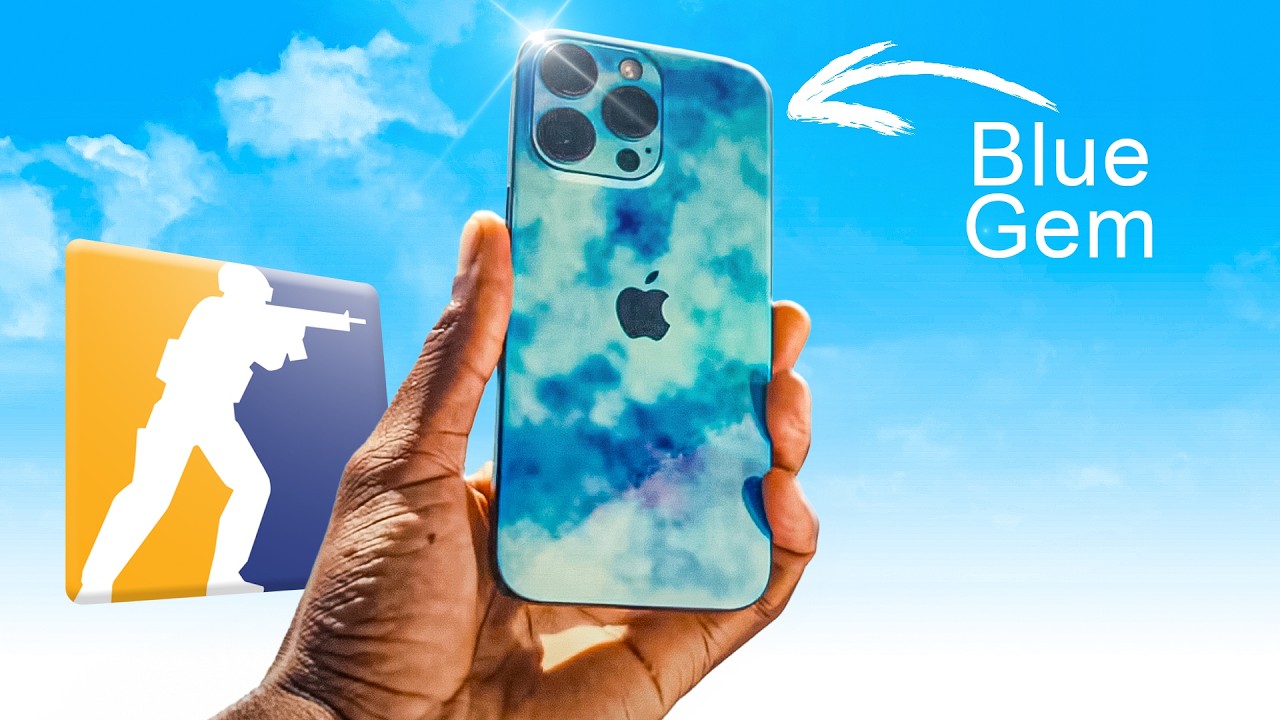 A VALVE criou SKINS pra IPHONE!? Lançadas SKINS aquecimento de aço na vida real (tem blue gem)