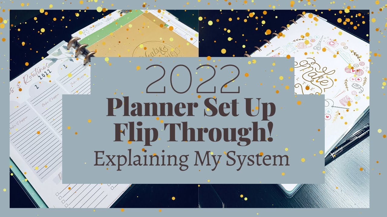 My 2022 Happy Planner FlipThrough & Frankenplanner System || Happy Planner Haul