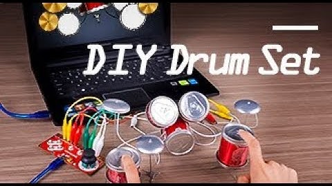 Arduino Projects! How to DIY a Playable Drum Set Using Coke Cans with Magickey