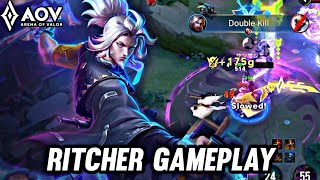 AOV : RITCHER GAMEPLAY | IF YOU CAN'T SUPPORT USE RITCHER - ARENA OF VALOR