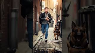 Police Dog 🐶 Catches Thief and Saves Old Man 👴 | Heartwarming Story #shorts #dog #rescue #police