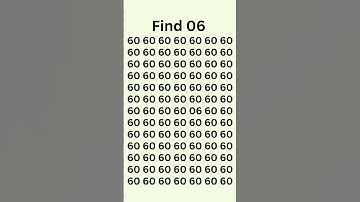 can you find 06 in 5 seconds? #wordpuzzlegame #game #mathematics #mindbendingquiz #puzzle