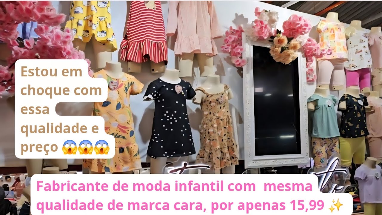 Esse fabricante vai te surpreender, qualidade de marcas cara infantil pra lucrar pra valer  🤑