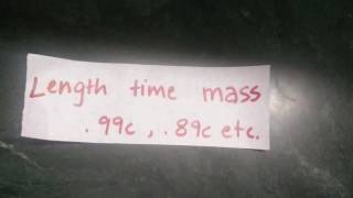 Full Special Relativity and it's effects on time,length and mass Guide