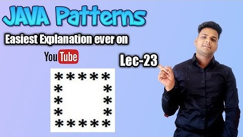 Square Star pattern programs in java | Square star pattern in java