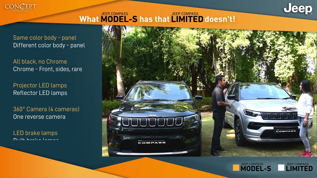 What Jeep Compass Model-S Has That Jeep Compass Limited Doesn'T!