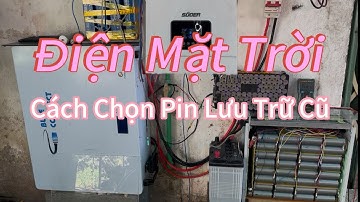 Cài đặt pin trên biến tần Suoer hiệu quả