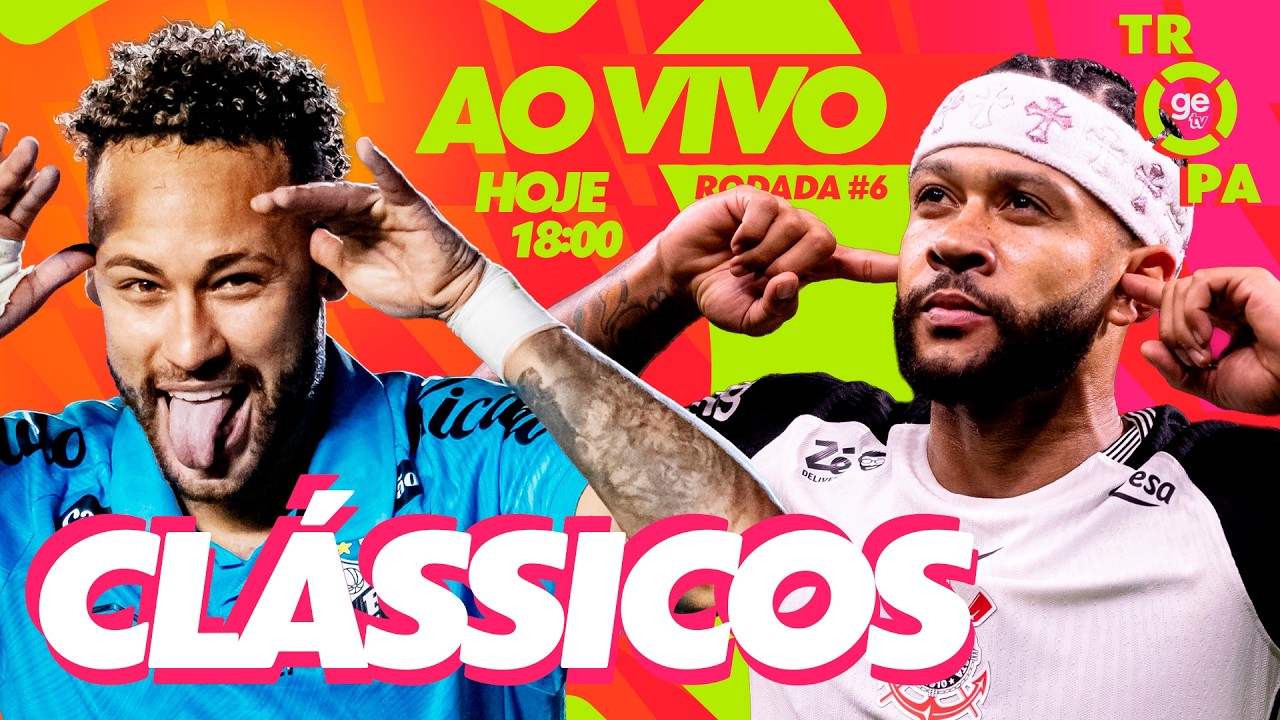 AO VIVO! CLÁSSICOS BOTAFOGO X FLAMENGO E SANTOS X CORINTHIANS + CLIMA PARA CONVOCAÇÃO | TROPA GE TV