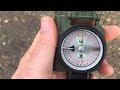 THIS is how to use a Compass (Lensatic Compass for beginners)