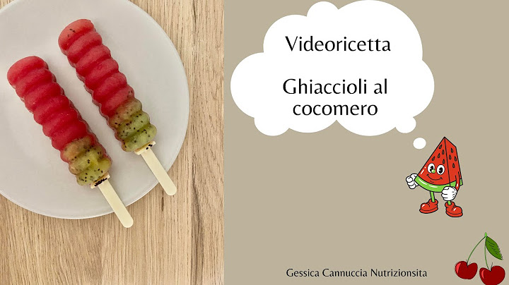 Video ricetta - Ghiaccioli al cocomero🍉🥝
