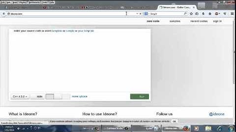 First SPOJ  submission and using ideone