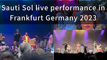 HUKU GERMANY 🇩🇪 TUNAPIGA SHEREHE NA Sauti Sol //live performance in Frankfurt Germany 2023 Part 1