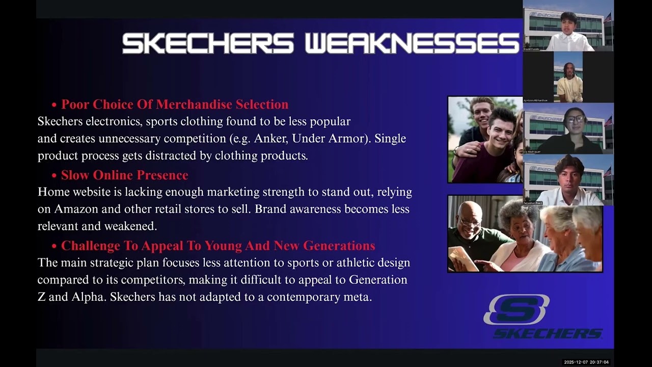 Skechers SWOT Analysis Weakness Clip