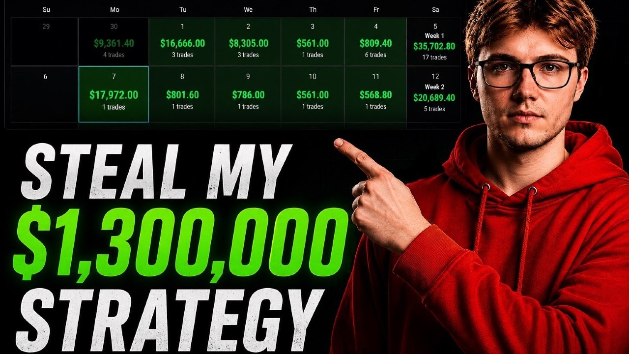 My $1,300,000 Trading Strategy (Explained in 10 Minutes) — Transcript