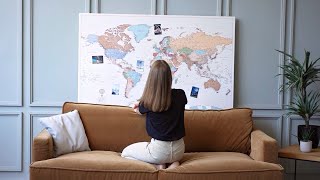 Why are Our Push Pin Maps Different? | 2500 Cities, High-Quality, Made for Pinning, Personalizable