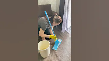 Homy Mood / Швабра с отжимом и ведром, 2 насадки / Система для уборки / Швабра для пола / flat mop