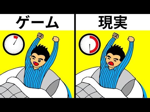 ゲームの世界VS現実世界