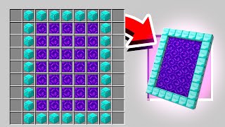 ? ¡MINECRAFT pero CREAMOS PORTALES DE CUALQUIER BLOQUE! ? MINECRAFT ALEATORIO