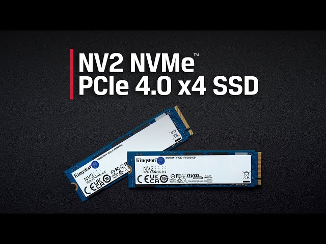 2TB PCIe 4.0 NVMe SSD for Laptops – Kingston NV2 PCIe 4.0 NVMe™ M.2 (2280) SSD